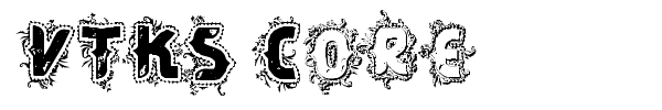 VTKS Core font preview